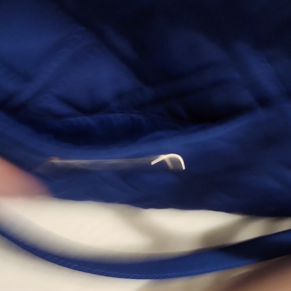 Vera Bradley Blue Medium Bowler Bag - Picture 3 of 8